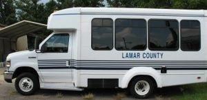 Three Rivers Regional Transit System bus in Lamar County